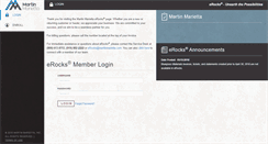 Desktop Screenshot of erocks.martinmarietta.com